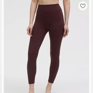 Lululemon Wunder Under Everlux HR Tight 25” NWT  SIZE - 2 Goodnight Plum